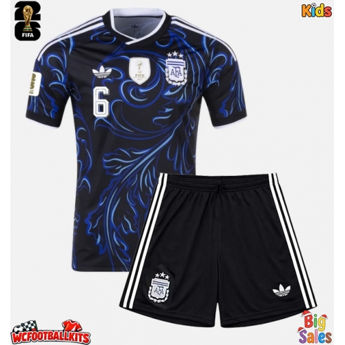 Argentina Lisandro Martinez #6 Replica Away Stadium Kit for Kids World Cup 2026 Short Sleeve (+ pants)